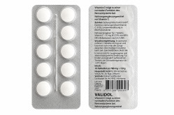 VALIDOL 10 tablet 7,8g