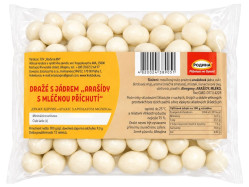 Dražé s jádrem „Arašídy s mléčnou příchutí“ 250g Rodyna