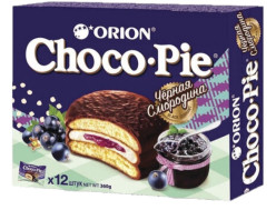 Choco Pie Černý Rybíz 12*30g Orion