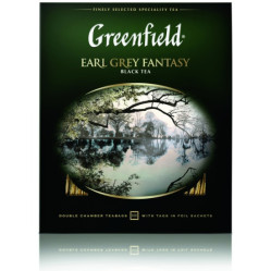 Čaj čierny Earl Grey 100*2g Greenfield