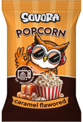 Popcorn s karamelovou příchutí 100g Sovora