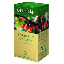 Černý čaj Barberry Garden 25×1,5g Greenfield
