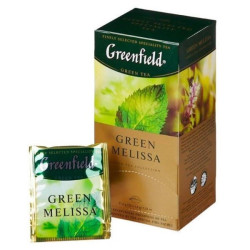 Zelený čaj Melissa 25×1,5g Greenfield