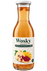 Kompot z granátového jablka a kdoule 1L Wosky