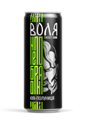 Energetický nápoj Volja s příchutí kiwi a jahody 0,33L Morshynska
