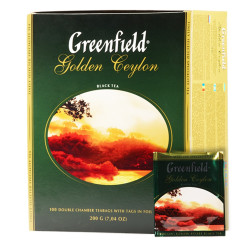 Čaj černý Golden Ceylon 100*2g Greenfield