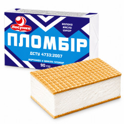 Zmrzlina Plombir 90g Lasunka
