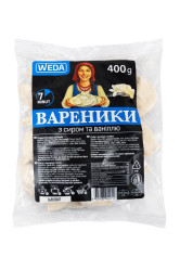 Vareniky s tvarohem a vanilkou 400g Weda