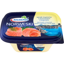 Tavený syr s lososom a kôprom 150g Mlekpol