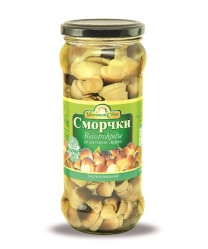 Nakladané smrčky 315 g U.Z.