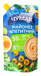 Majonéza Appetitnyj 50% Čumak 300g