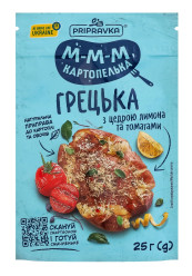 Kořenicí směs na brambory a zeleninu „Řecká“ s citronovou kůrou a rajčaty 25g Pripravka