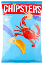 Čipsy s príchuťou kraba 120 g CHIPSTERS