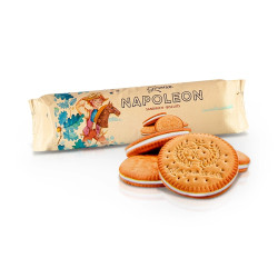 Sušenky-sandwich s vanilkovou náplní Napoleon 240 g Grona