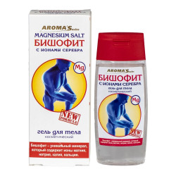Kosmetický tělový gel Bischofit se stříbrnými ionty 100 ml AromaSaules