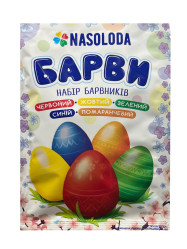 Sada farieb na veľkonočné vajíčka 25g 5ks
