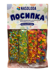 Cukrárske posypky MIX 24 g 4 ks Nasoloda