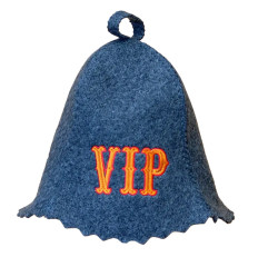 Čepice na banju (saunu) VIP šedá 100%