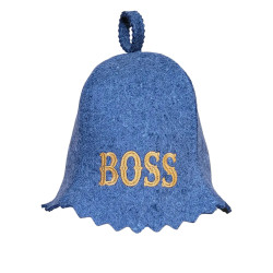 Čepice na banju(saunu) BOSS šedá