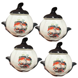 Keramický hrnec „Houby máslovky“ 0.75l