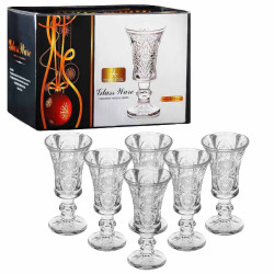 Sada panáků „Ledová hvězda“ 6 ks, 35 ml Glass Ware