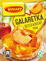 Želé s príchuťou broskyne 75 g Galaretka Winiary