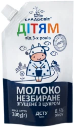 Sladené kondenzované mlieko pre Deti 8,5 % 300 g Sladosvit