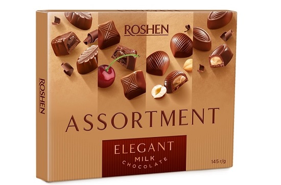detail Bonboniéra Assortment Elegant mliečna čokoláda 145g Roshen