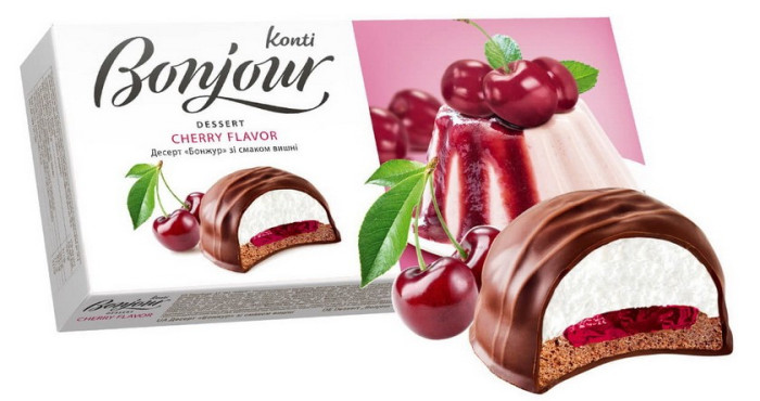detail Dezert Bonjour Višňa 232g Konti
