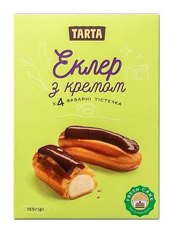 detail Zákusok Ekler s pudingom 155g Tarta