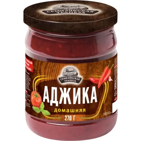 detail Adžika Domácí 270g Semilukská Trapeza