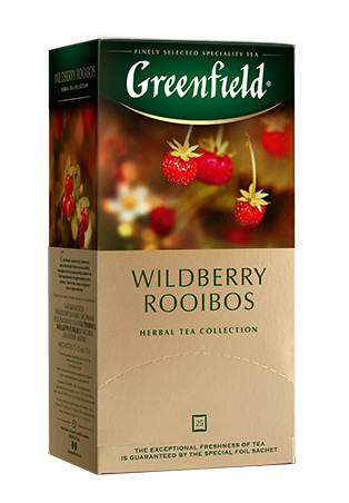 detail Čajový nápoj Wildberry Rooibos 37,5g (25×1,5g) Greenfield