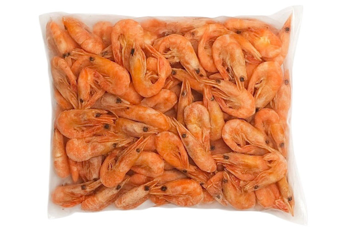 detail Norští krevety zmrazené 1kg Rud