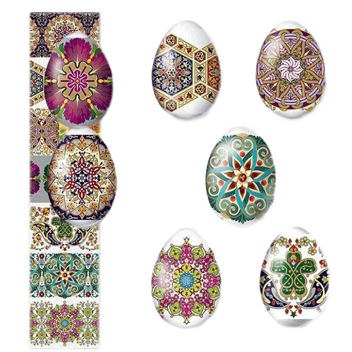 detail Nálepky na vajcia 7ks Rôzne druhy