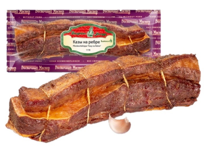 detail Kazy na rebre údené cca 400g Lackmann