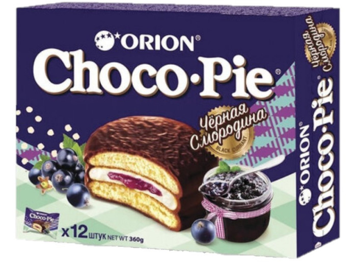 detail Choco Pie Černý Rybíz 12*30g Orion