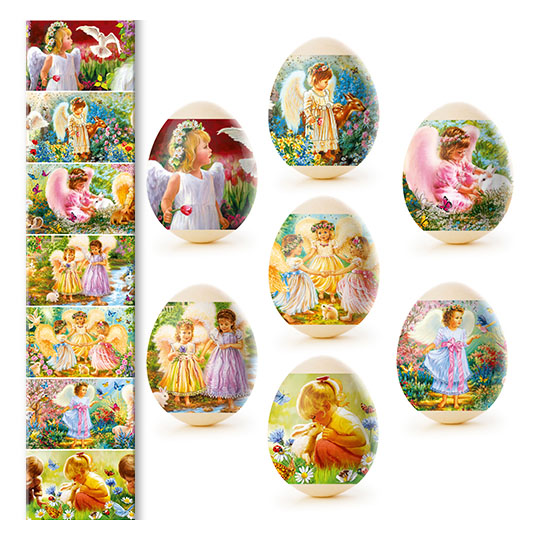 detail Nálepky na vajcia 7ks Rôzne druhy