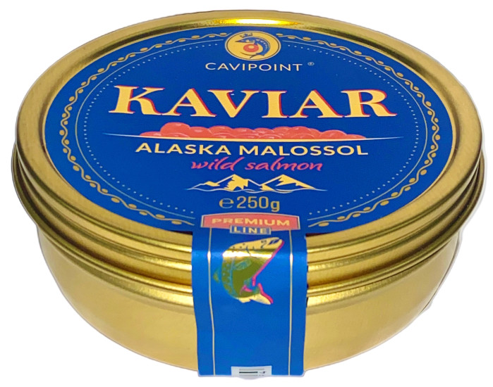 detail Kaviár z lososa kamčatka 250g