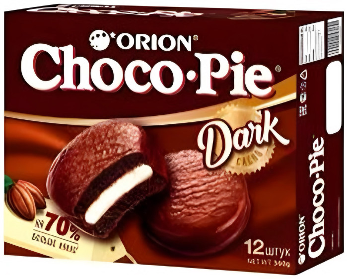 detail Choco Pie Dark 12*30g Orion