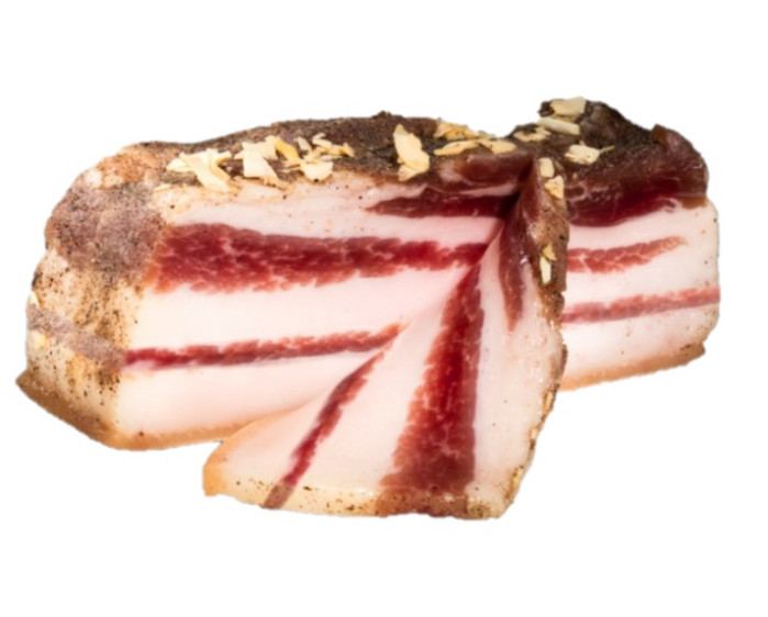 detail Špek bočkovoe s česnekem cca 300g