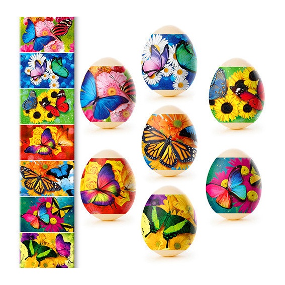 detail Nálepky na vajcia 7ks Rôzne druhy