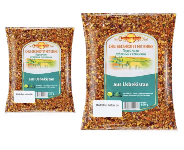 detail Chilli papričky drvené  100g