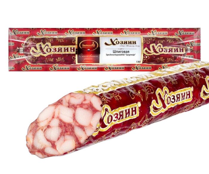 detail Servelat Špiková 350 g Lackmann