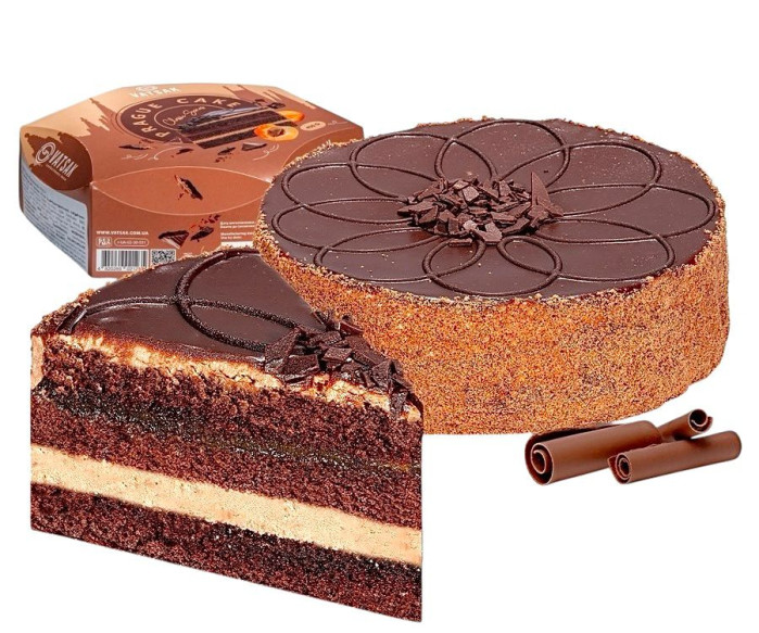 detail Dort Pražský s kakaovým krémem a meruňkovým džemem 450g Vatsak