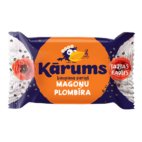 detail Sladký tvaroh v cokoláde s makem 45g KARUMS