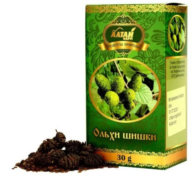 detail Jelšové šišky (Olha) 30g Altaj