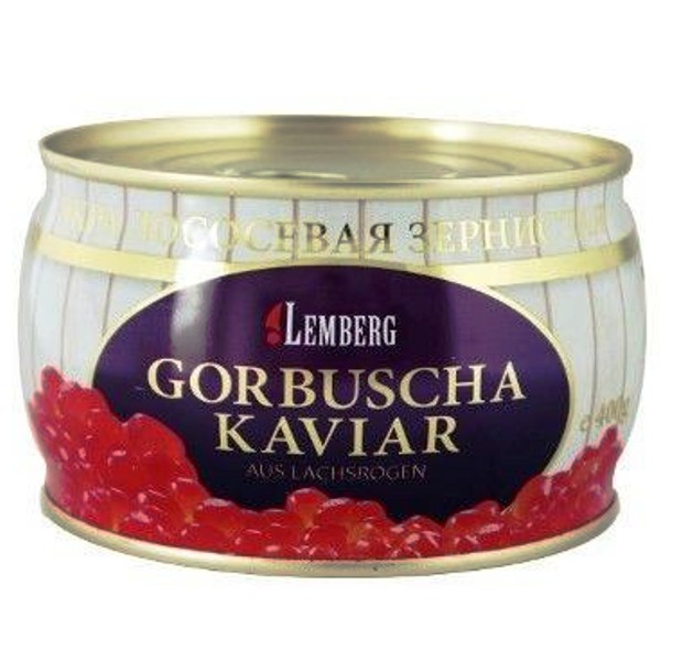 detail Kaviár z lososa Gorbuša 400g