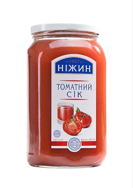 detail Paradajková šťava so soľou 920 ml Nižin