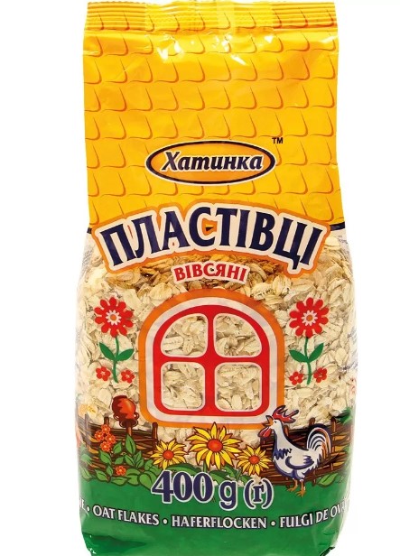 detail Ovsené vločky Chatinka 400g