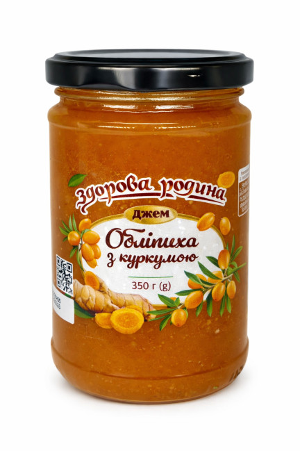 detail Džem rakytník s kurkumou 350g Zdorova rodyna